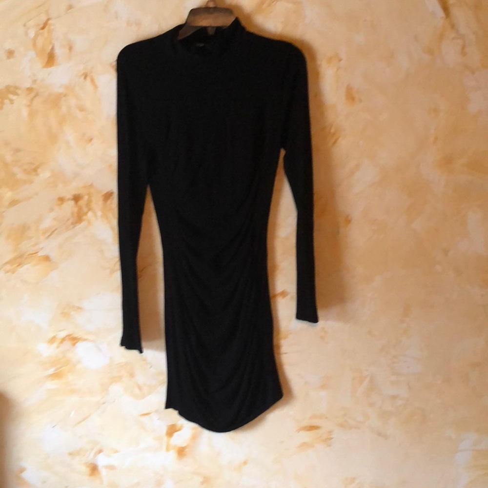 Black sweater dress